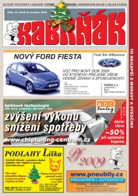 Výtisk časopisu Kabrňák 12–2008