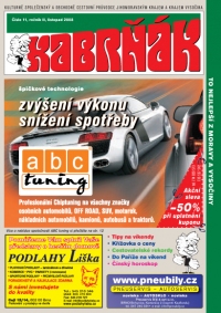 Výtisk časopisu Kabrňák 11–2008