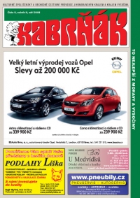 Výtisk časopisu Kabrňák 09–2008