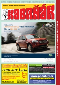 Výtisk časopisu Kabrňák 07–2008