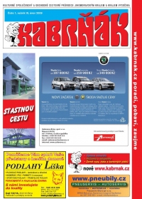 Výtisk časopisu Kabrňák 1–2009
