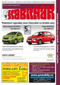 Výtisk časopisu Kabrňák 09–2010