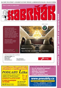 Výtisk časopisu Kabrňák 04–2010