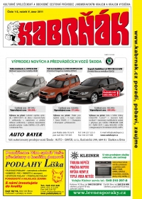 Výtisk časopisu Kabrňák 01–02–2011