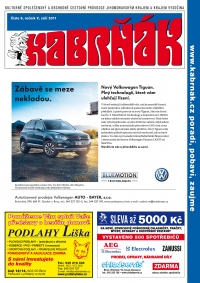 Výtisk časopisu Kabrňák 09–2011