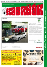 Výtisk časopisu Kabrňák 10–2011