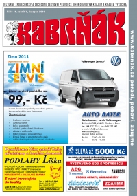 Výtisk časopisu Kabrňák 11–2011
